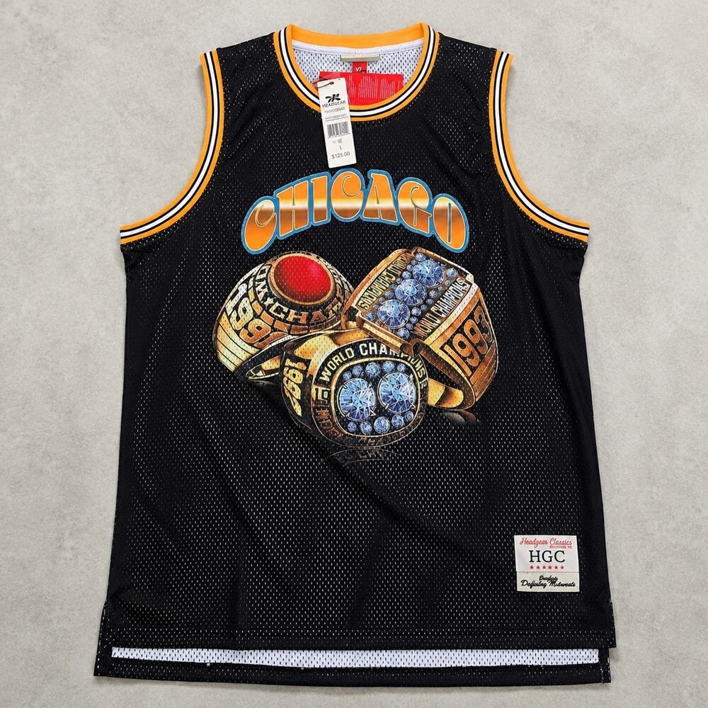 Michael Jordan Headgear Classics Defining Moments Basketball Jersey XL